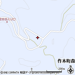 広島県三次市作木町森山東413周辺の地図