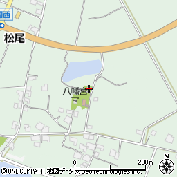 兵庫県加東市松尾77周辺の地図
