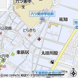 愛知県岡崎市下青野町郷東1周辺の地図