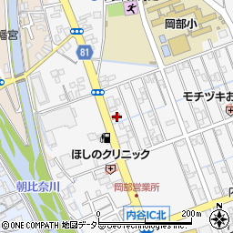 静岡県藤枝市岡部町内谷948-11周辺の地図