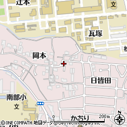 京都府宇治市五ケ庄岡本6-8周辺の地図