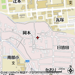 京都府宇治市五ケ庄岡本23-6周辺の地図