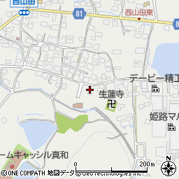 兵庫県姫路市山田町西山田463周辺の地図