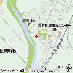 滋賀県甲賀市信楽町牧492周辺の地図