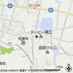 兵庫県姫路市山田町西山田515周辺の地図
