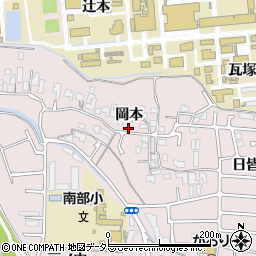 京都府宇治市五ケ庄岡本37周辺の地図