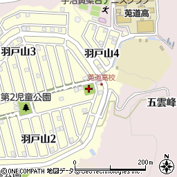 羽戸山第3児童公園周辺の地図