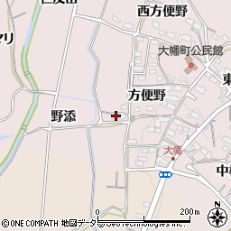 愛知県岡崎市大幡町（野添）周辺の地図