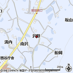 兵庫県宝塚市大原野沢野周辺の地図