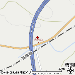 岡山県新見市哲西町大竹115周辺の地図