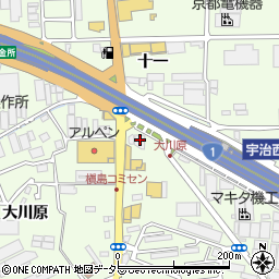 京都府宇治市槇島町十一101周辺の地図