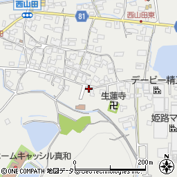 兵庫県姫路市山田町西山田462周辺の地図