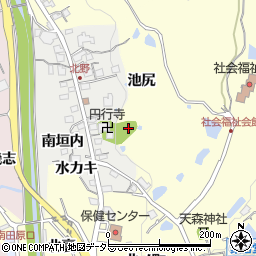 兵庫県川辺郡猪名川町紫合池尻周辺の地図