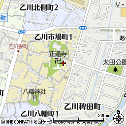 愛知県半田市乙川市場町2丁目18周辺の地図