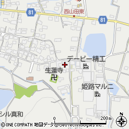 兵庫県姫路市山田町西山田479周辺の地図