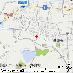 兵庫県姫路市山田町西山田441周辺の地図