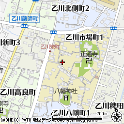 愛知県半田市乙川市場町2丁目46周辺の地図