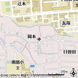 京都府宇治市五ケ庄岡本30周辺の地図
