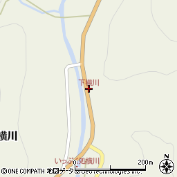 下横川周辺の地図