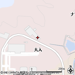 愛知県岡崎市大幡町大入周辺の地図