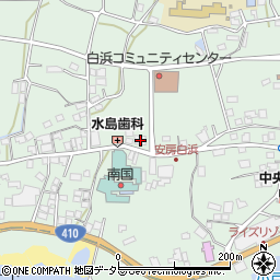 千葉銀行白浜支店周辺の地図