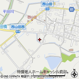 兵庫県姫路市山田町西山田339周辺の地図