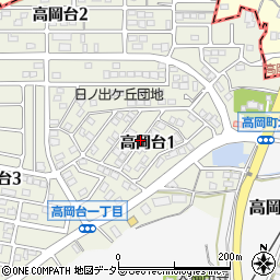 〒513-0019 三重県鈴鹿市高岡台の地図