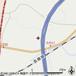 岡山県新見市哲西町大竹277周辺の地図