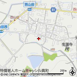 兵庫県姫路市山田町西山田437周辺の地図