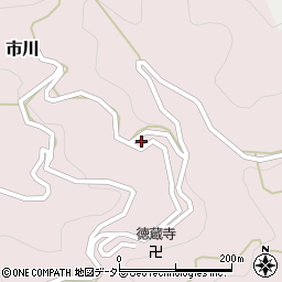 愛知県新城市市川平周辺の地図