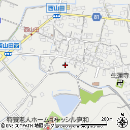 兵庫県姫路市山田町西山田435周辺の地図