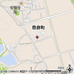 兵庫県加西市豊倉町696周辺の地図