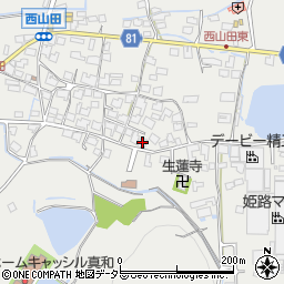 兵庫県姫路市山田町西山田547周辺の地図