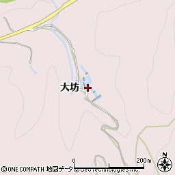 愛知県新城市日吉大坊周辺の地図