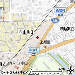 愛知県半田市祢宜町49周辺の地図