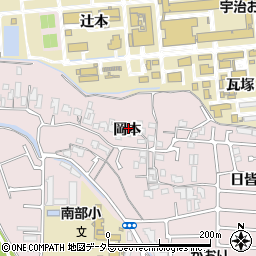 京都府宇治市五ケ庄岡本36周辺の地図