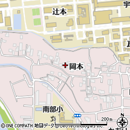 京都府宇治市五ケ庄岡本40周辺の地図