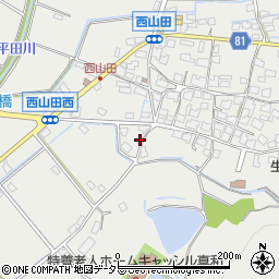 兵庫県姫路市山田町西山田338周辺の地図