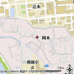 京都府宇治市五ケ庄岡本44周辺の地図