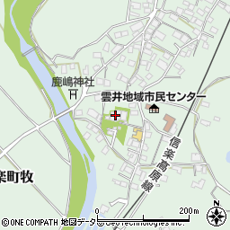 滋賀県甲賀市信楽町牧572周辺の地図