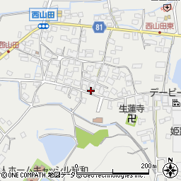 兵庫県姫路市山田町西山田561周辺の地図