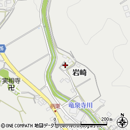 愛知県岡崎市竜泉寺町岩崎4周辺の地図
