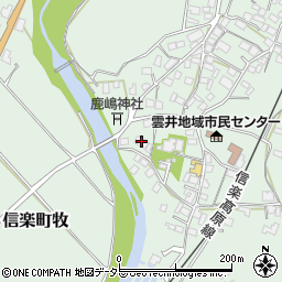 滋賀県甲賀市信楽町牧562周辺の地図
