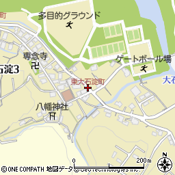 東大石淀町周辺の地図