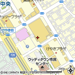 兵庫県三田市けやき台1丁目周辺の地図