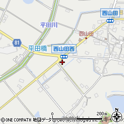 兵庫県姫路市山田町西山田313周辺の地図