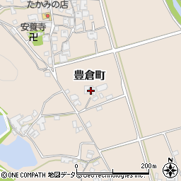 兵庫県加西市豊倉町696-4周辺の地図