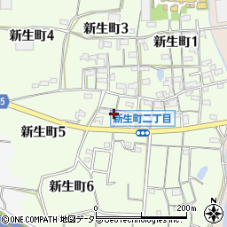 愛知県半田市新生町周辺の地図