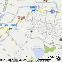 兵庫県姫路市山田町西山田337周辺の地図