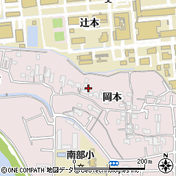 京都府宇治市五ケ庄岡本45周辺の地図